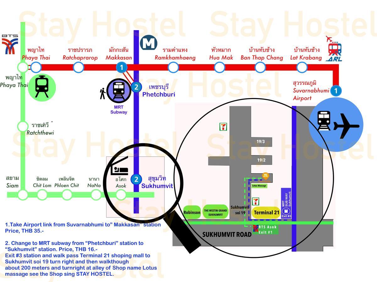 Stay Hostel Bangkok Kültér fotó